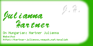 julianna hartner business card